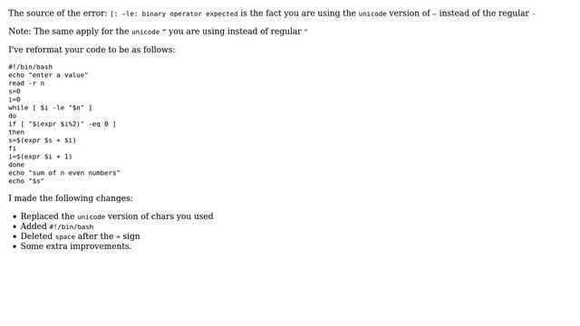 Ubuntu: Script error: le: binary operator expected (2 Solutions!!) смотреть онлайн