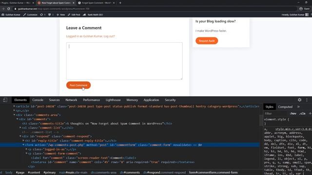 Forget Spam Comment - GDPR Friendly, 3x Lighter than Akismet смотреть онлайн