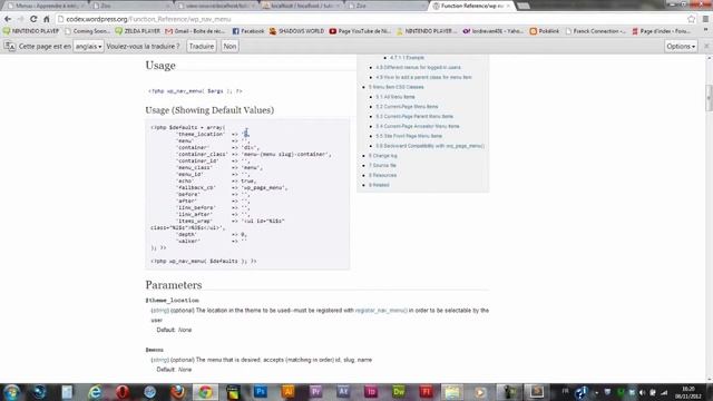 Tutoriel Wordpress : Ajouter un menu dynamique sur son design смотреть онлайн