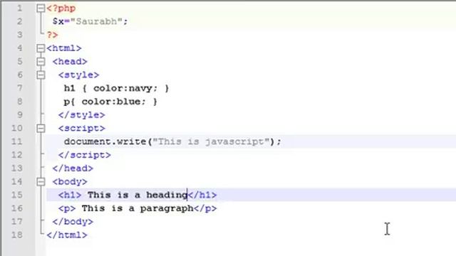 Chapter 3 PHP Basic Syntax and variables Hindi смотреть онлайн