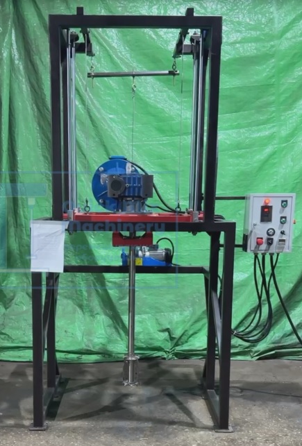 ДИССОЛЬВЕР с ФРЕЗОЙ и ЛОПАСТНЫМ импеллером 7,5 кВт смотреть онлайн