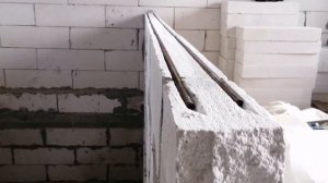 Армирование газобетонных перегородок