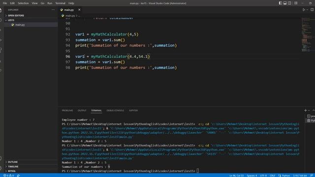 Python Programming - Les 15 - Python Variables - Class Implementation and Examples смотреть онлайн