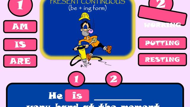 PRESENT CONTINUOUS QUIZ