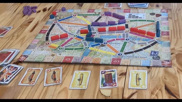 Ticket To Ride: London Board Game | Playthrough смотреть онлайн