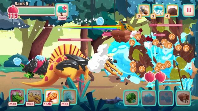 Dino Bash #102 G4K Android Gameplay Walkthrough смотреть онлайн