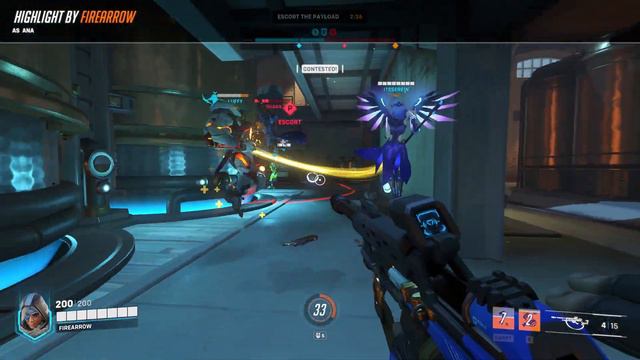 OverWatch|| Ana HL Reaper Ult ShutDown смотреть онлайн