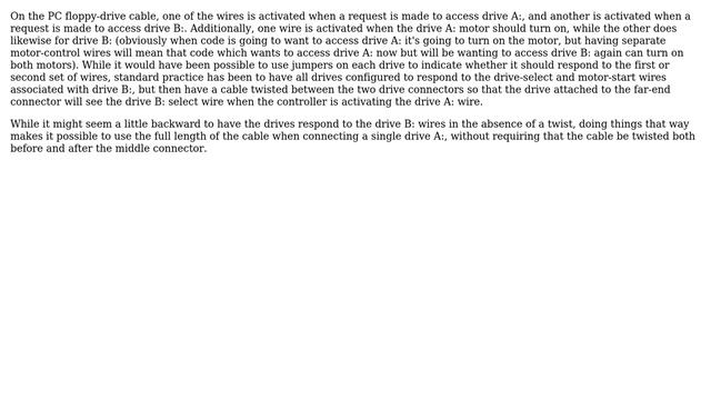 What Is The Little Twist In This Floppy Ribbon Cable For? (4 Solutions!!)