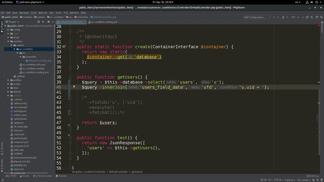 Drupal: Adding an inner join to a dynamic query смотреть онлайн
