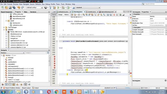membuat laporan tanggal bahasa indonesia di java netbeans смотреть онлайн