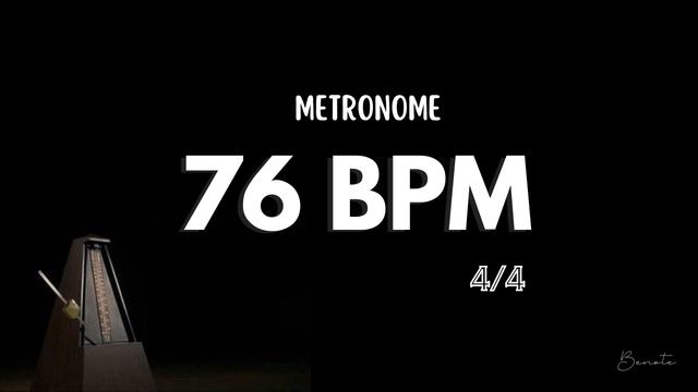 76 BPM 4/4 METRONOME смотреть онлайн