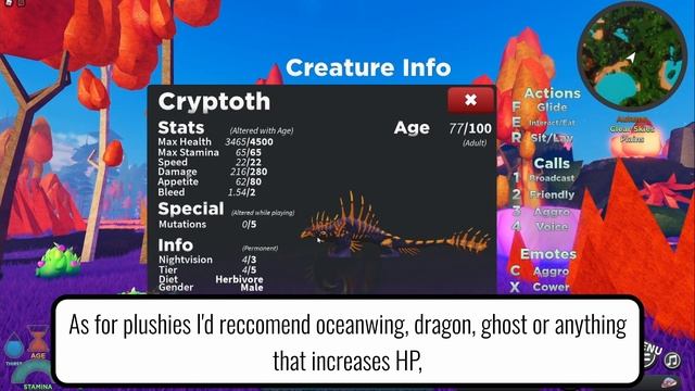 Cryptoth Showcase | PVP Tips | Creatures of Sonaria | Roblox смотреть онлайн