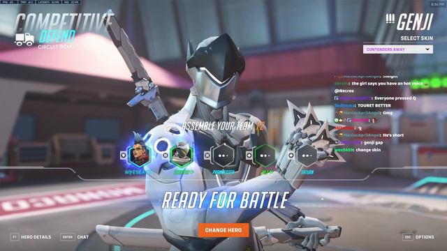 POTG! NECROS + ML7! GENJI GAMEPLAY OVERWATCH 2 SEASON 4 TOP 500 смотреть онлайн