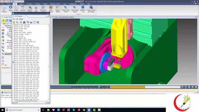 CHECK G CODE 5 AXIS FOR NEW POST PROCESSOR 2 смотреть онлайн