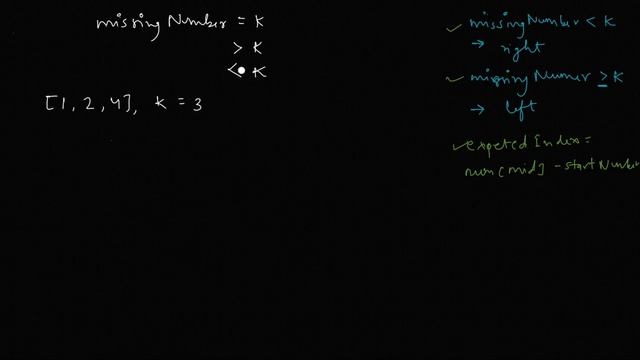 Leetcode 1060. Missing Element in Sorted Array смотреть онлайн