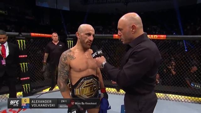 UFC 273: Волкановски vs Корейский зомби - Слова после боя