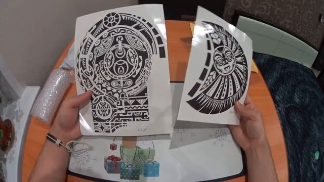 Татуировка и ретро очки с Aliexpress (video 23) смотреть онлайн