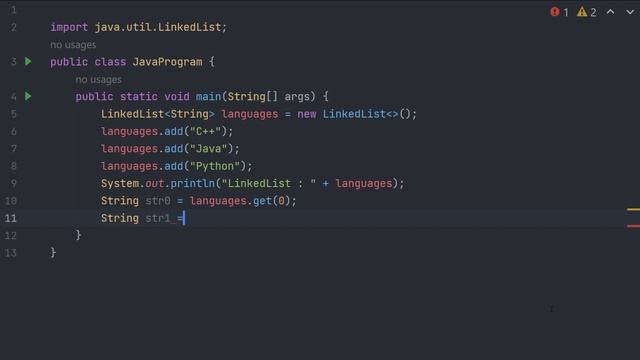 Java Program to Access Elements from a LinkedList | Java Examples смотреть онлайн