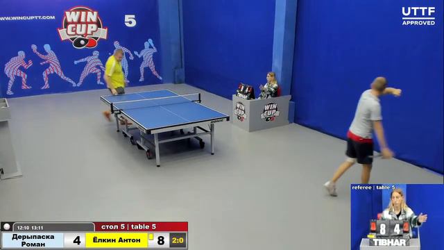 16:00 Дерыпаска Роман 3-2 Ёлкин Антон cтол 5 ЮГ-3 24.09.21 смотреть онлайн