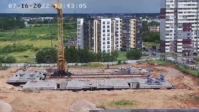 ЖК «Притяжение». Ход строительства. Июль 2022 смотреть онлайн