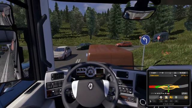 ETS2 Funny Traffic.avi смотреть онлайн