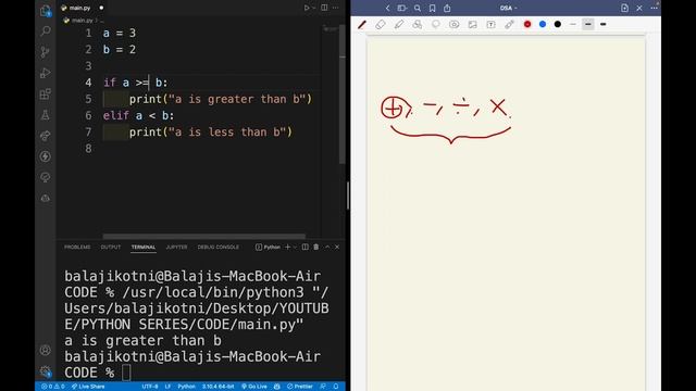 #8 Python basics to advance in Telugu 2022 | Python Operators PART 1 смотреть онлайн
