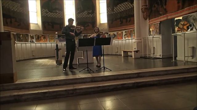 Passacaille de HÄNDEL / HALVORSEN pour violon et alto, Duo Kalos