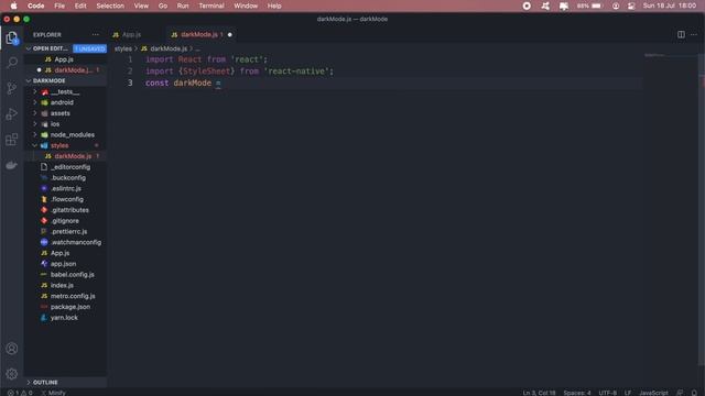 React Native dark mode overview. смотреть онлайн