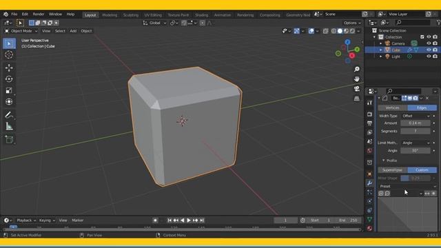 ?Cómo se usa el modificador Bevel ??? смотреть онлайн