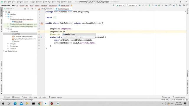 13. ImageView and ImageButton with event handling смотреть онлайн