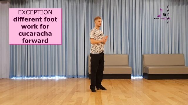 How to Cucaracha in Latin exercise (Как танцевать кукарачу в латине) смотреть онлайн