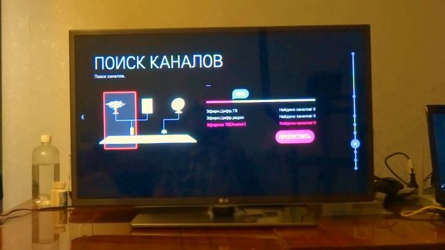 Телевизор LG 32LF650V. Часть 2. Первое включение, настройка, навигация смотреть онлайн