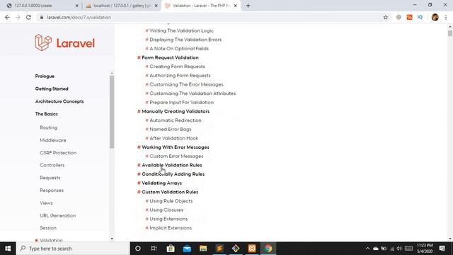 Laravel 7 Ep-35 (Form Validation in English) смотреть онлайн