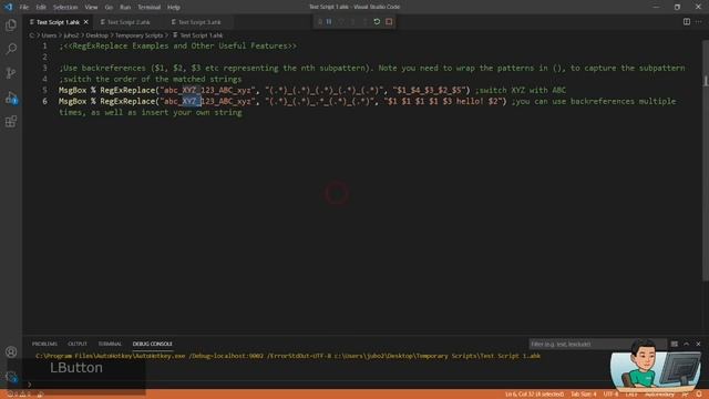 [Juho's AutoHotkey Tutorial #13 RegEx] RegExReplace, Pattern Count and Backreferences смотреть онлайн