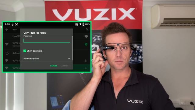How to connect your Vuzix M400 smart glasses to a WIFI network смотреть онлайн
