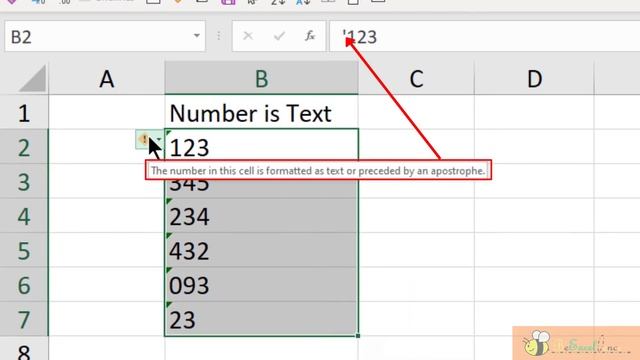 The most direct way to convert number as text to number (Remove leading apostrophe) in #Excel смотреть онлайн
