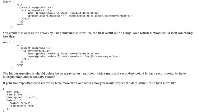 ReactJS - Trying to access Nested Arrays by fetching JSON data (2 Solutions!!) смотреть онлайн