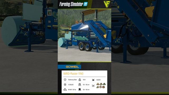 Goweil Stationary Baler Details! FS22 Goweil Pack DLC | Factsheet Friday смотреть онлайн