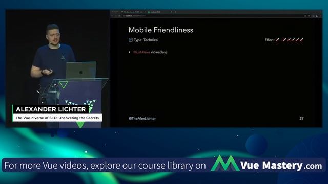 The Vue-niverse of SEO: Uncovering the Secrets - Vue.js Live 2023 смотреть онлайн