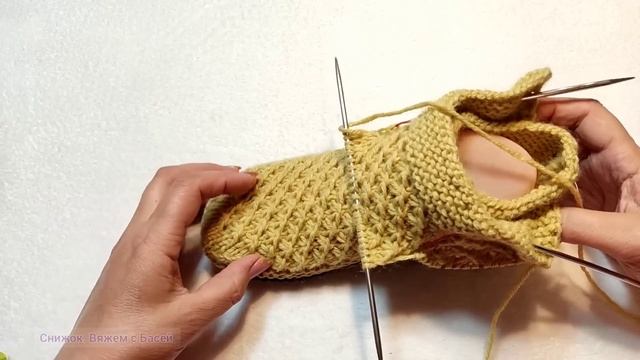 ?Супер-следки за вечер! Свяжите их обязательно! МК➡️На двух спицах без шва на подошве ? смотреть онлайн