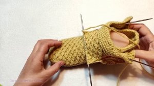 ?Супер-следки за вечер! Свяжите их обязательно! МК➡️На двух спицах без шва на подошве ?