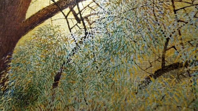 Попов П.А. "Голубая ива", холст/масло, 35х50 см., 2023 г. смотреть онлайн