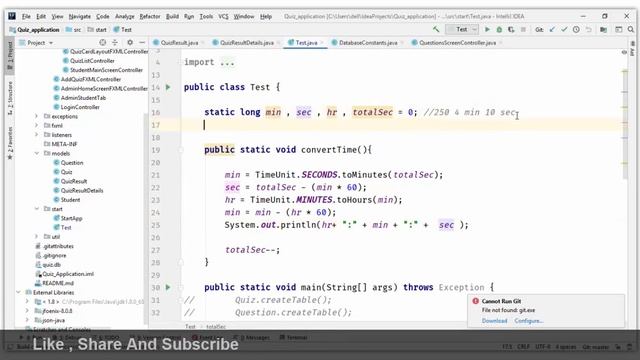 #72. Setting Timer | JavaFx Quiz Application смотреть онлайн