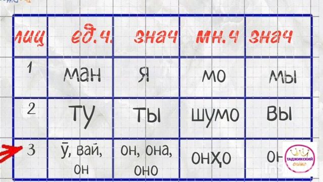 Таджикский язык. Урок 3. Учим личные местоимения #таджикский #учимтаджикский смотреть онлайн