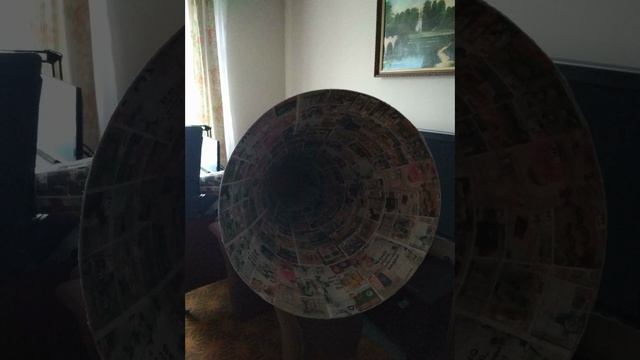 homemade horn gramophon EMG смотреть онлайн
