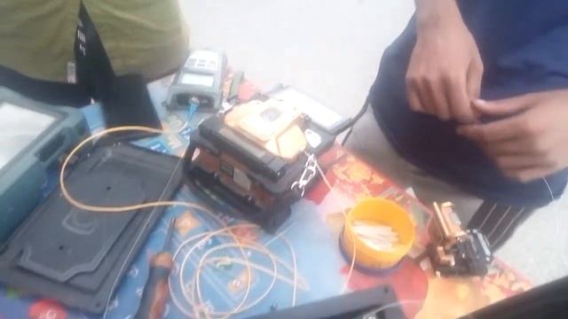 fibre optical splicing#fiber #ফাইবার смотреть онлайн