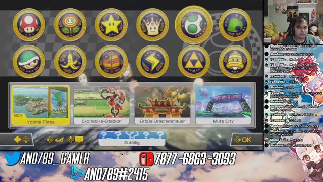 German/Deutscher Community-Livestream Mario Kart 8 Deluxe mit Andy + euch! смотреть онлайн