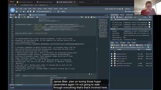 James Blair | Using RStudio on Amazon SageMaker | RStudio смотреть онлайн