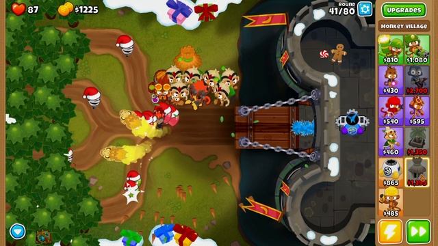 Dark Castle Hard Mode- No Monkey Knowledge- Bloons td6 смотреть онлайн