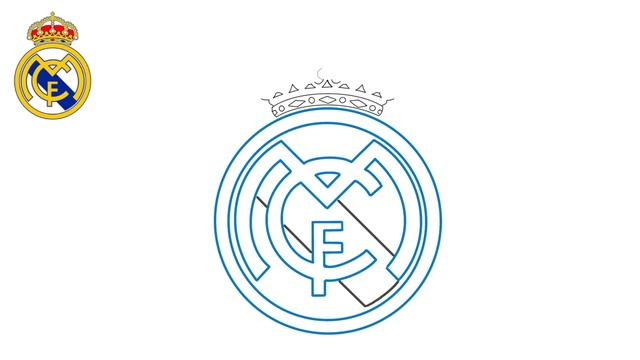 Real Madrid Wie ZEICHNET man Logo von Real Madrid ZEICHNEN Lernen für Anfänger Kinderleicht einfach смотреть онлайн